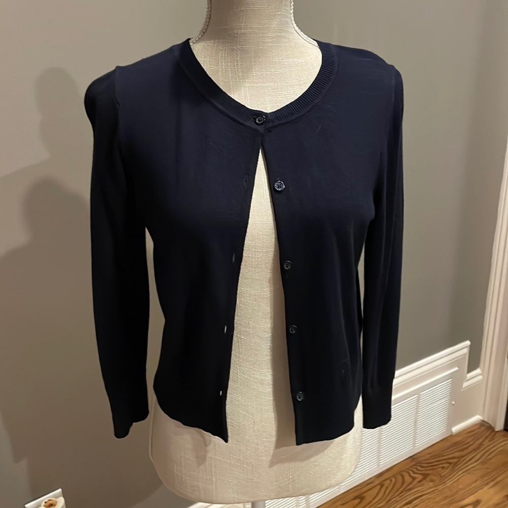 Ladies Navy Blue Cardigan new